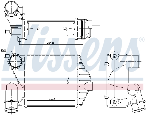 Nissens Interkoeler 96653