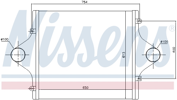 Nissens Interkoeler 96964