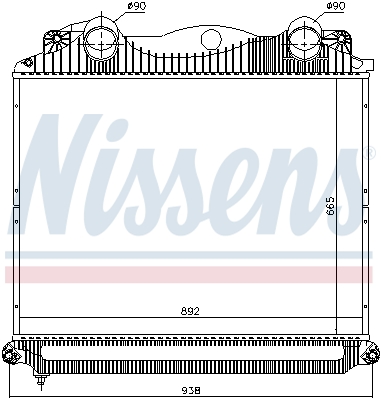 Nissens Interkoeler 97034