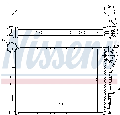 Nissens Interkoeler 97072