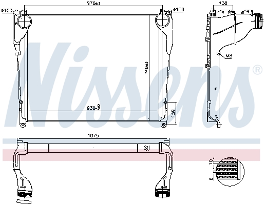 Nissens Interkoeler 97081