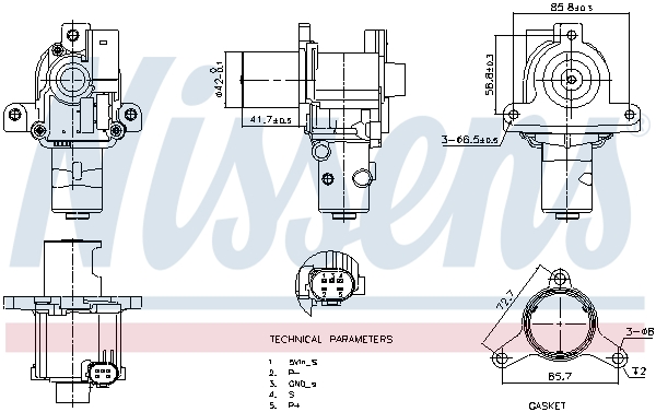 Nissens EGR-klep 98183