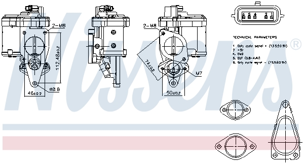 Nissens EGR-klep 98272