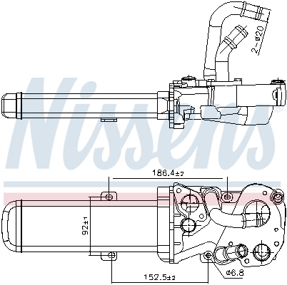 Nissens EGR koeler 989412