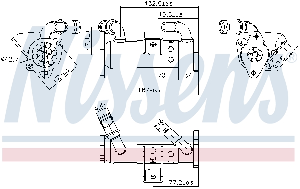 Nissens EGR koeler 989473