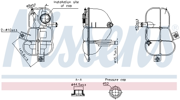 Nissens Expansievat 996253