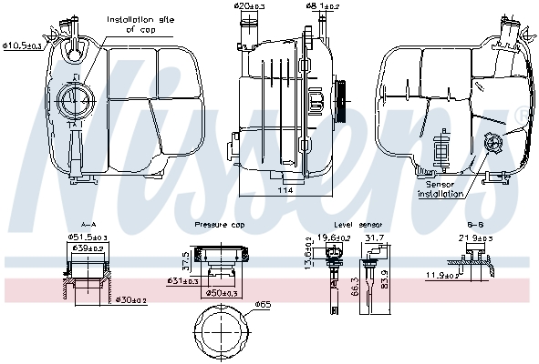 Nissens Expansievat 996305