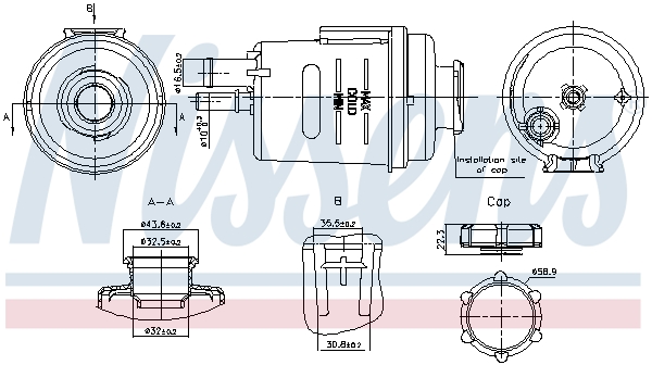 Nissens Expansievat 996314