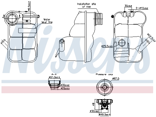 Nissens Expansievat 996350