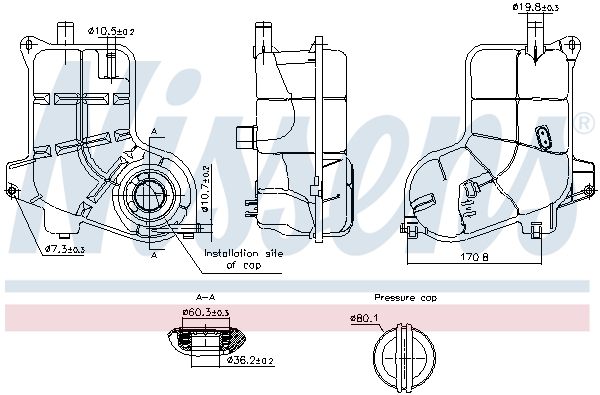 Nissens Expansievat 996368