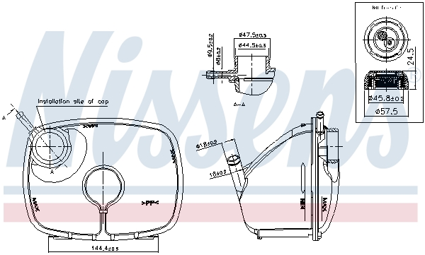 Nissens Expansievat 996370