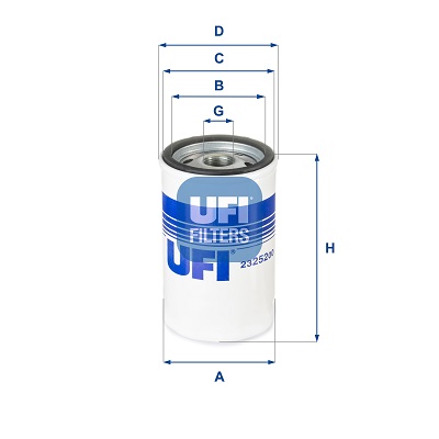 UFI Filter/oliezeef automaatbak 23.252.00