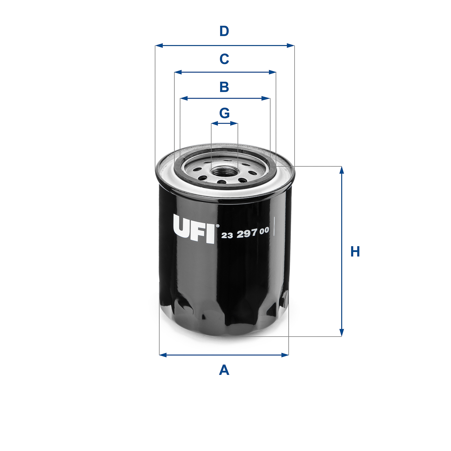 UFI Oliefilter 23.297.00