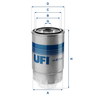 UFI Brandstoffilter 24.011.00