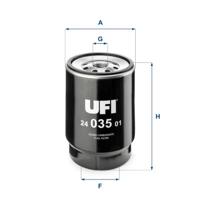 UFI Brandstoffilter 24.035.01