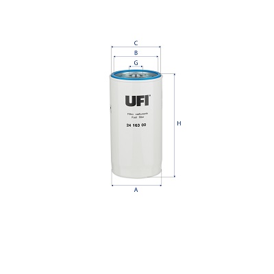 UFI Brandstoffilter 24.163.00