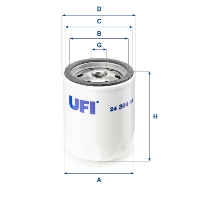 UFI Brandstoffilter 24.304.00