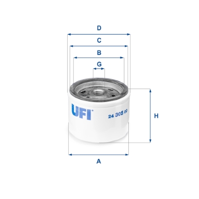 UFI Brandstoffilter 24.305.00