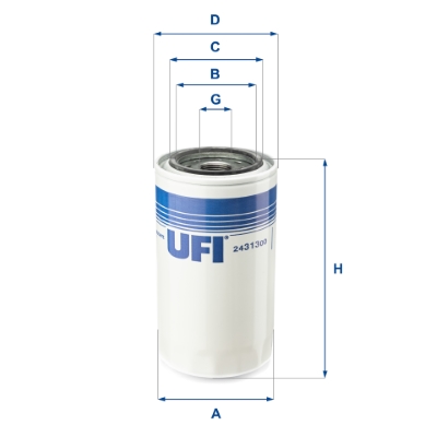 UFI Brandstoffilter 24.313.00