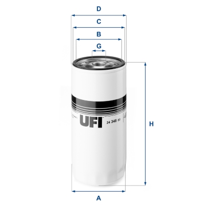 UFI Brandstoffilter 24.348.00