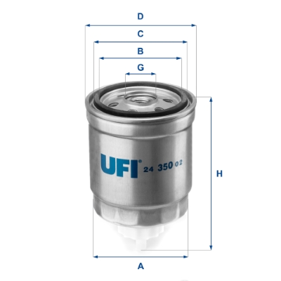 UFI Brandstoffilter 24.350.02