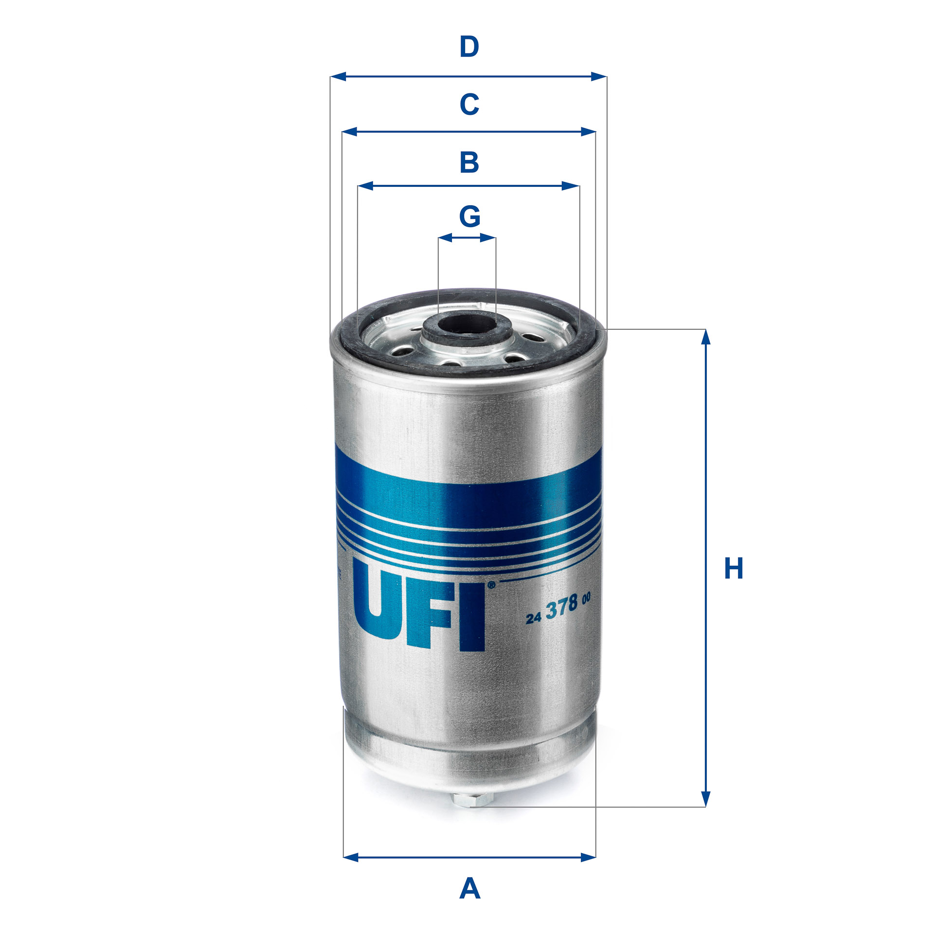 UFI Brandstoffilter 24.378.00