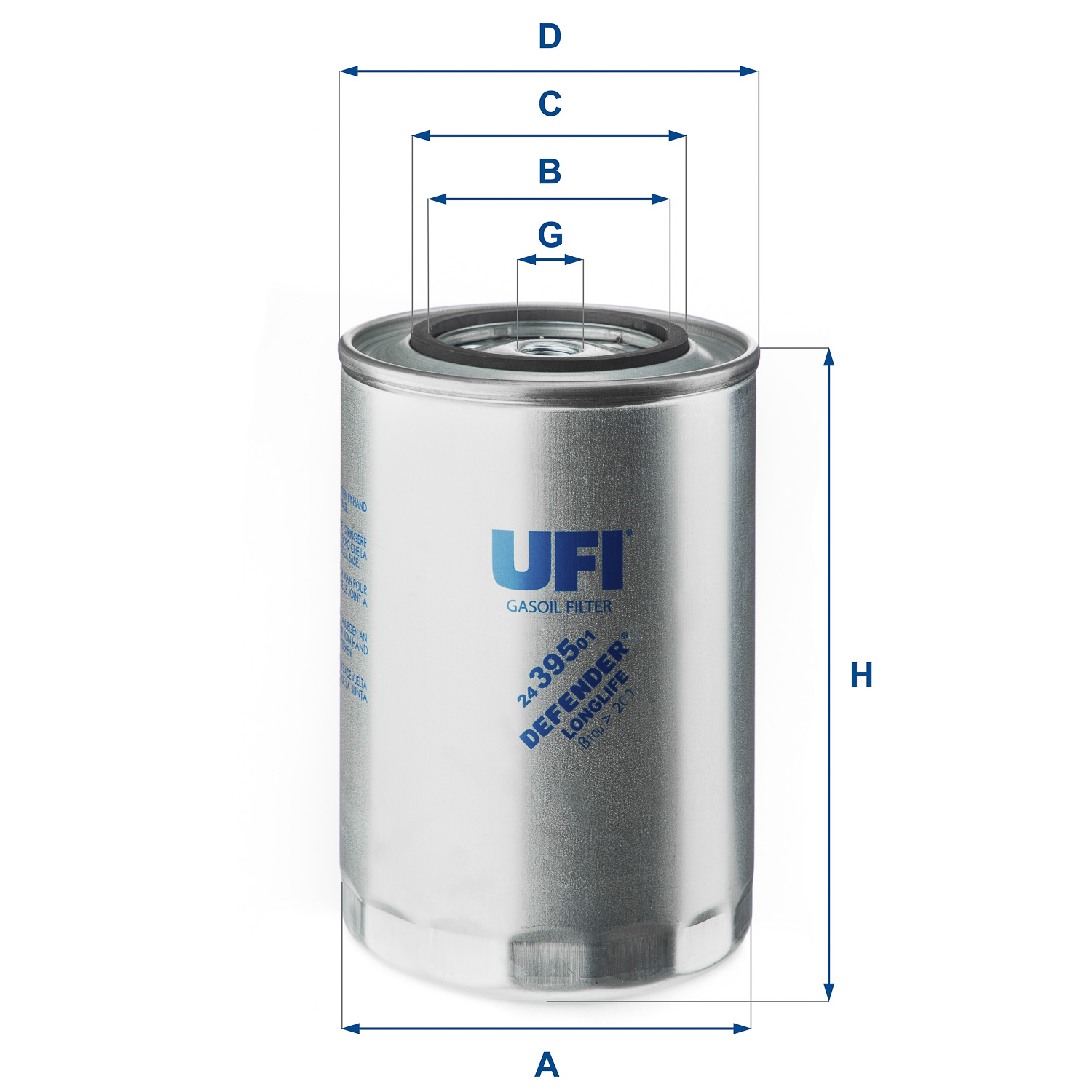 UFI Brandstoffilter 24.395.01