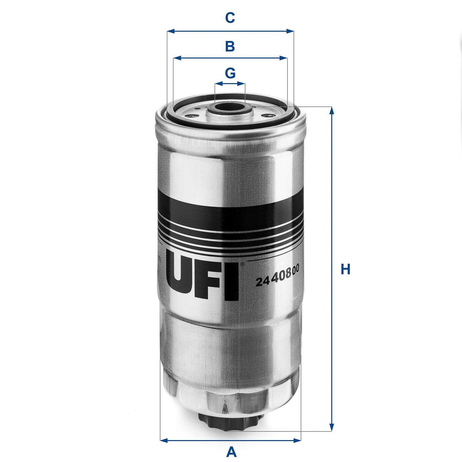 UFI Brandstoffilter 24.408.00