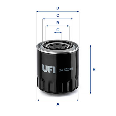 UFI Brandstoffilter 24.520.00