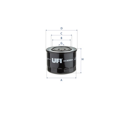 UFI Brandstoffilter 24.A00.00