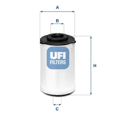 UFI Brandstoffilter 26.H2O.03
