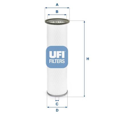 UFI Luchtfilter 27.C76.00