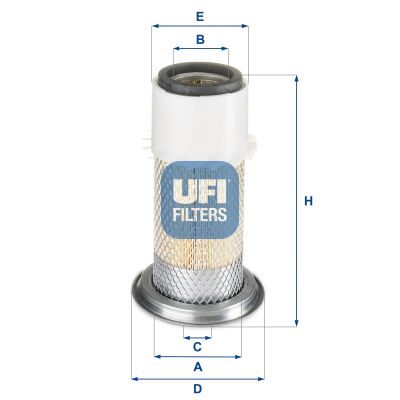 UFI Luchtfilter 27.D01.00