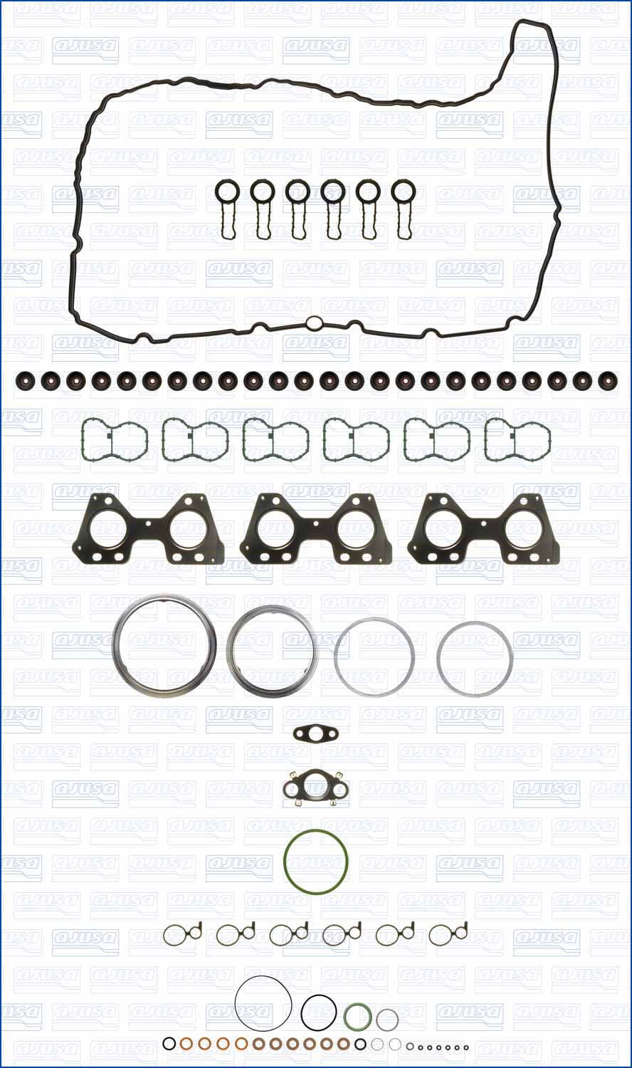 Ajusa Cilinderkop pakking set/kopset 53044800