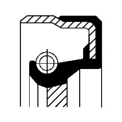 Corteco Differentieel keerring 01016878B