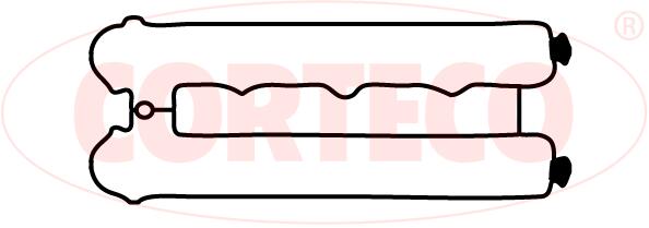 Corteco Kleppendekselpakking 440105P