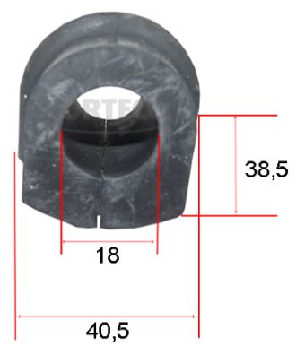 Corteco Stabilisatorstang rubber 49367525