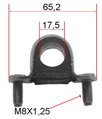 Corteco Stabilisatorstang rubber 80000017
