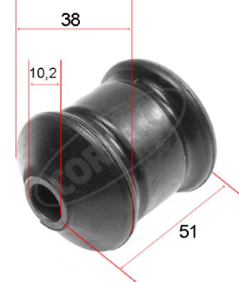 Corteco Draagarm-/ reactiearm lager 80000469