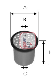 Sofima Brandstoffilter S 0912 NC