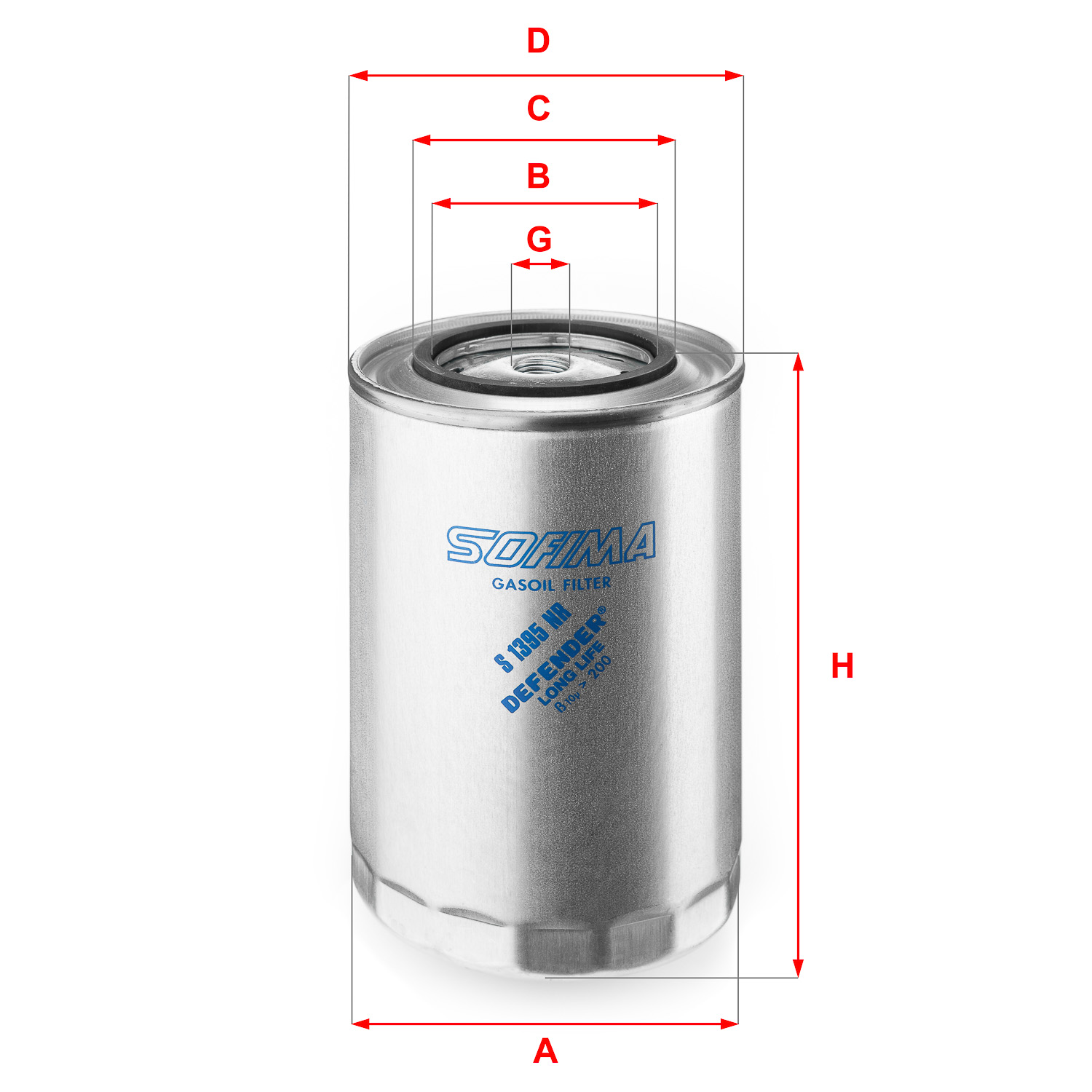 Sofima Brandstoffilter S 1395 NR