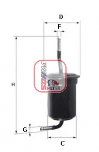 Sofima Brandstoffilter S 1517 B