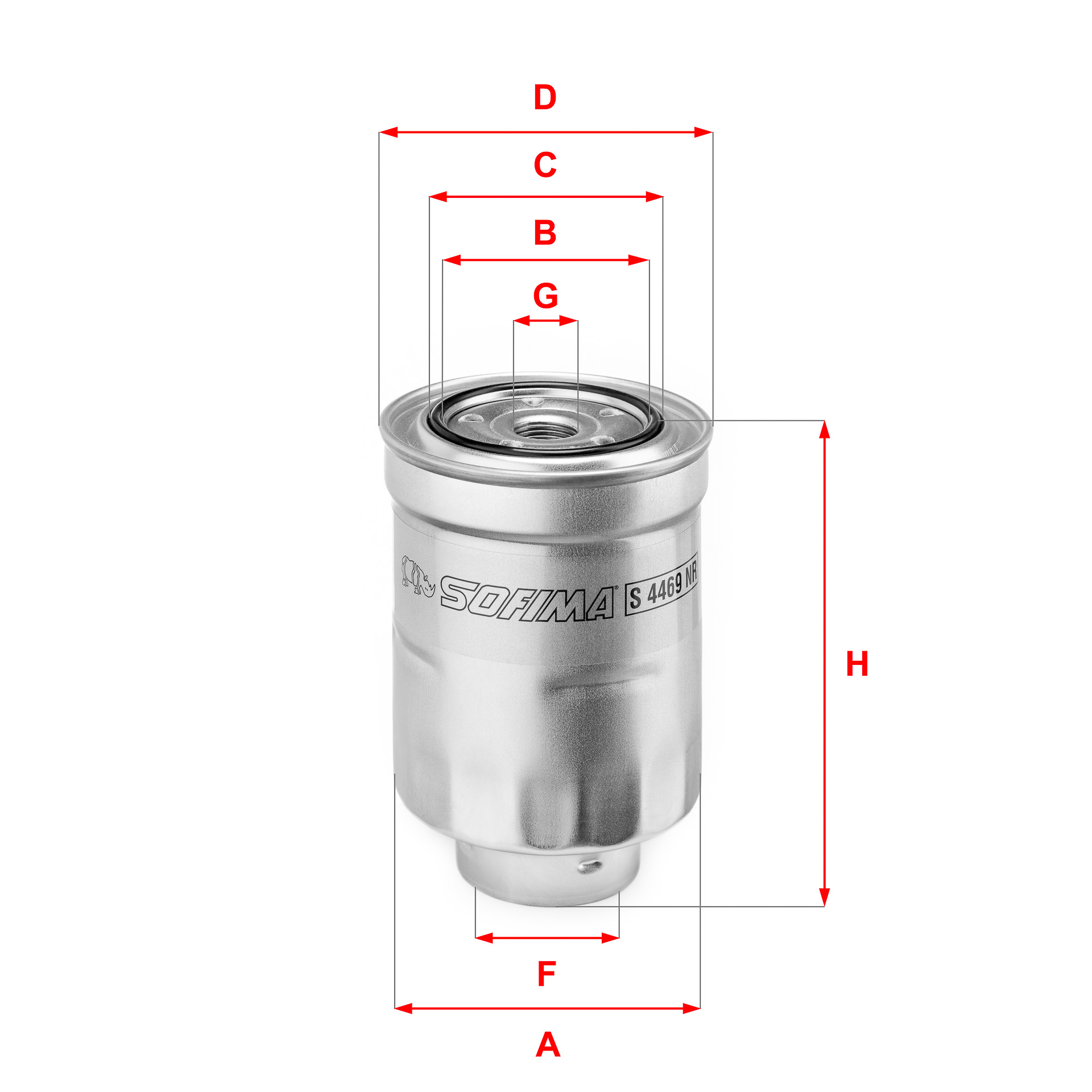 Sofima Brandstoffilter S 4469 NR