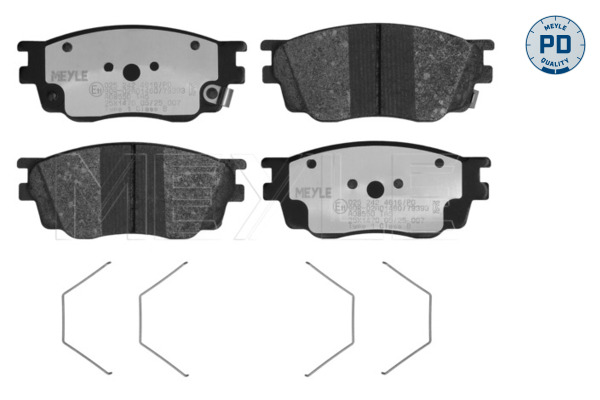 Meyle Remblokkenset, schijfrem 025 242 4616/PD