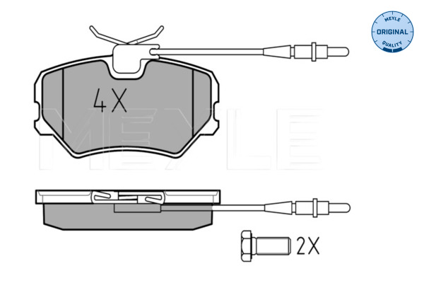 Meyle Remblokset 025 212 0918/W