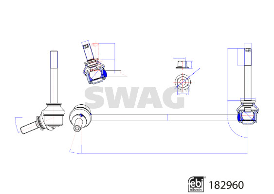 Swag Stabilisatorstang 33 10 8785