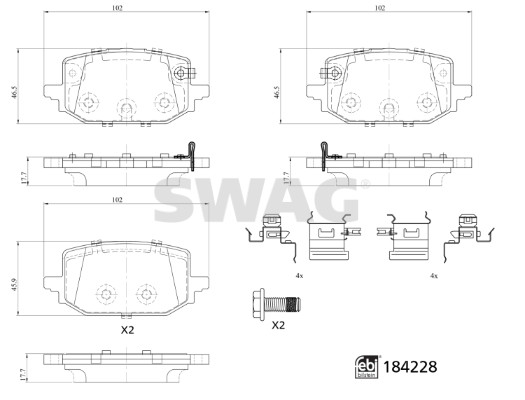 Swag Remblokset 33 10 9318