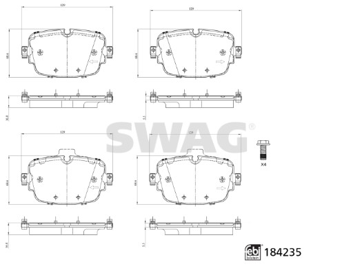 Swag Remblokset 33 10 9325