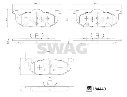 Swag Remblokset 33 10 9374