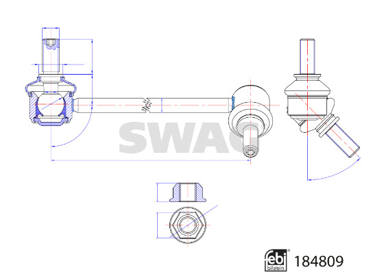 Swag Stabilisatorstang 33 10 9579